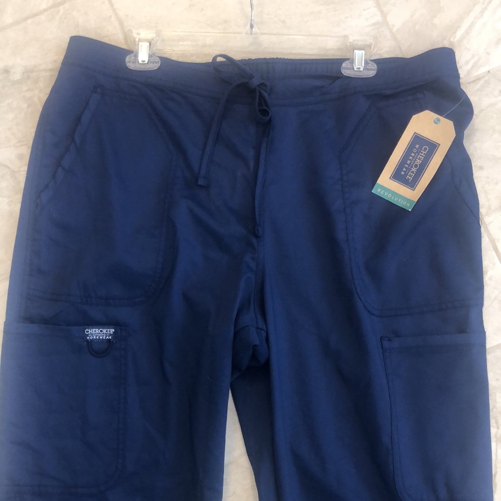 Cherokee NWT Workforce 6 pocket Large Tall scrub pants